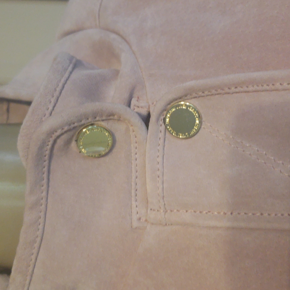 ISAAC MIZRAHI LIVE SUEDE FLIGHT JACKET SIZE 22 IN WOMENS - Picture 6 of 14
